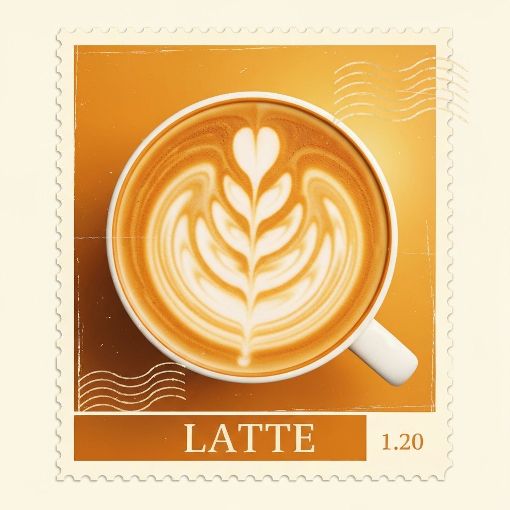 Latte stamp